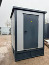 Container sanitario 2×2 m con doccia e serbatoio
